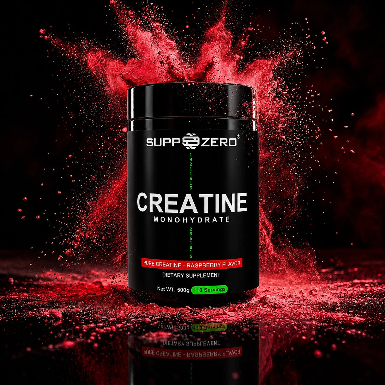 Creatine Monohydrat Raspberry - 500g EU-1