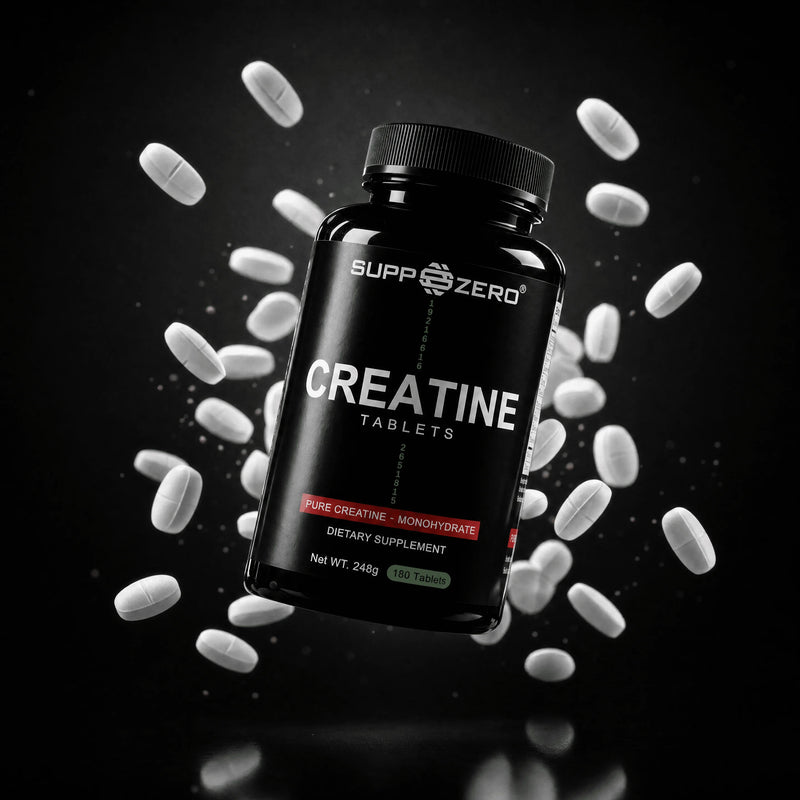 Creatine Monohydrate – 180 vegan tablets EU-1