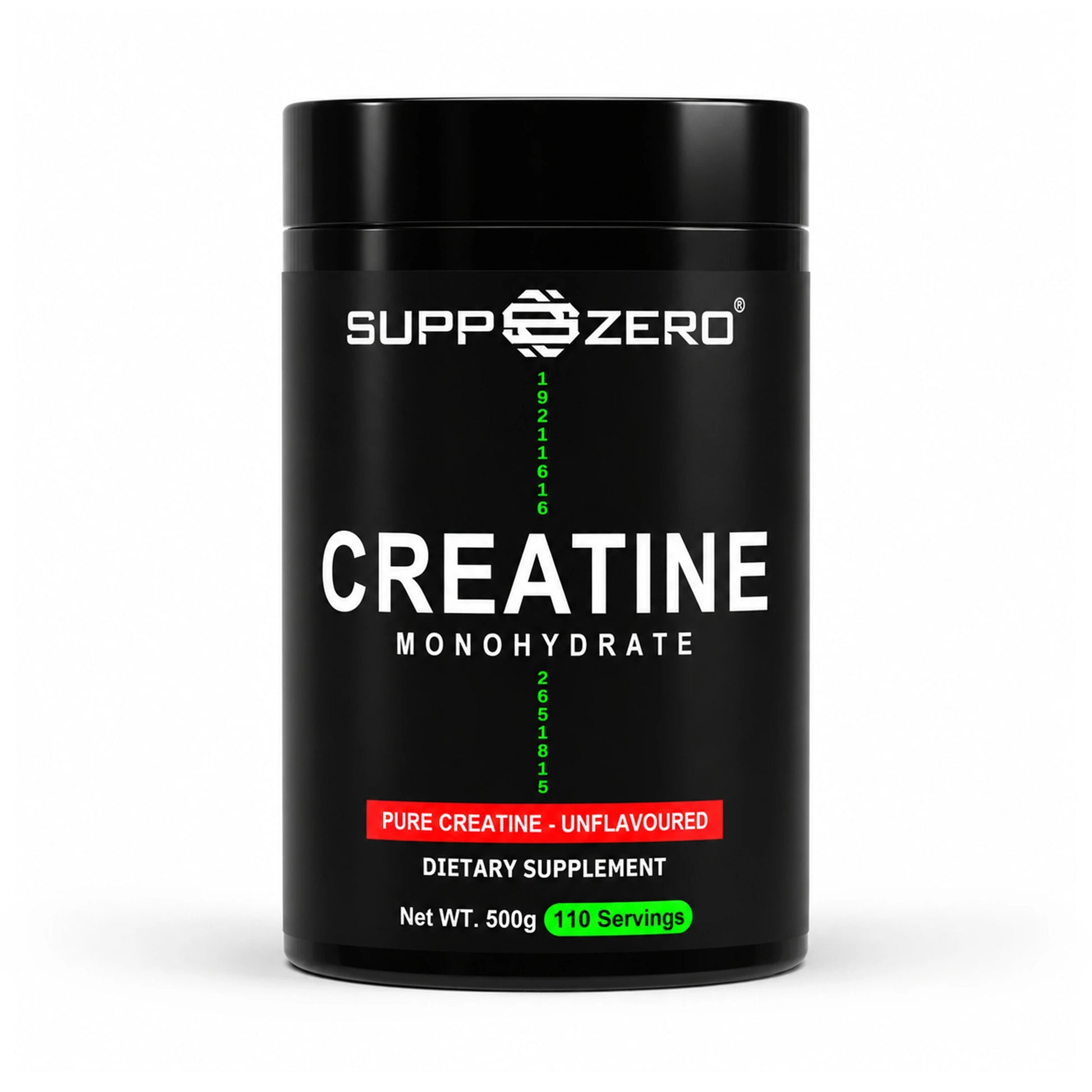 SUPPZERO Creatine Monohydrate - 500g EU-2