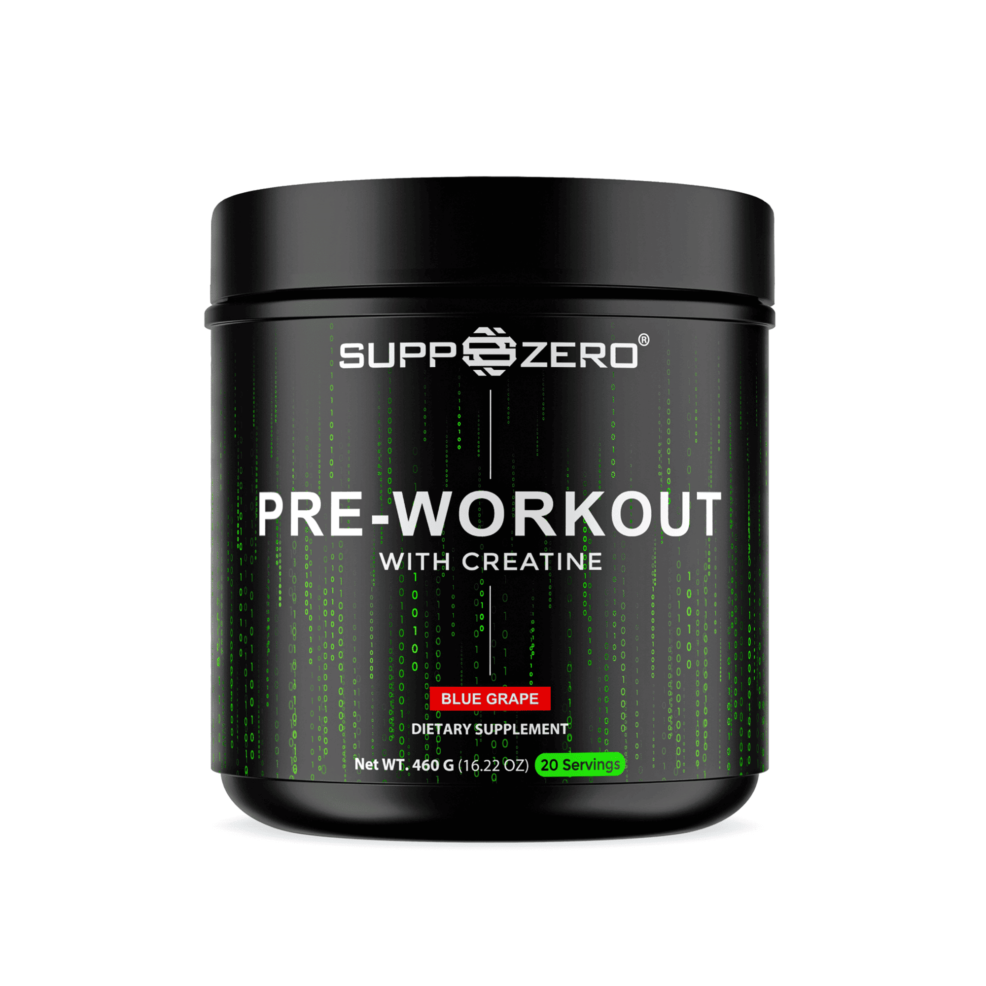 SUPPZERO® Pre-Workout with Creatine