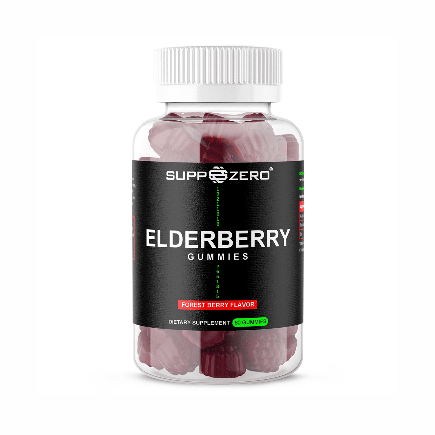 Elderberry + Vitamin C + Zinc Gummies EU