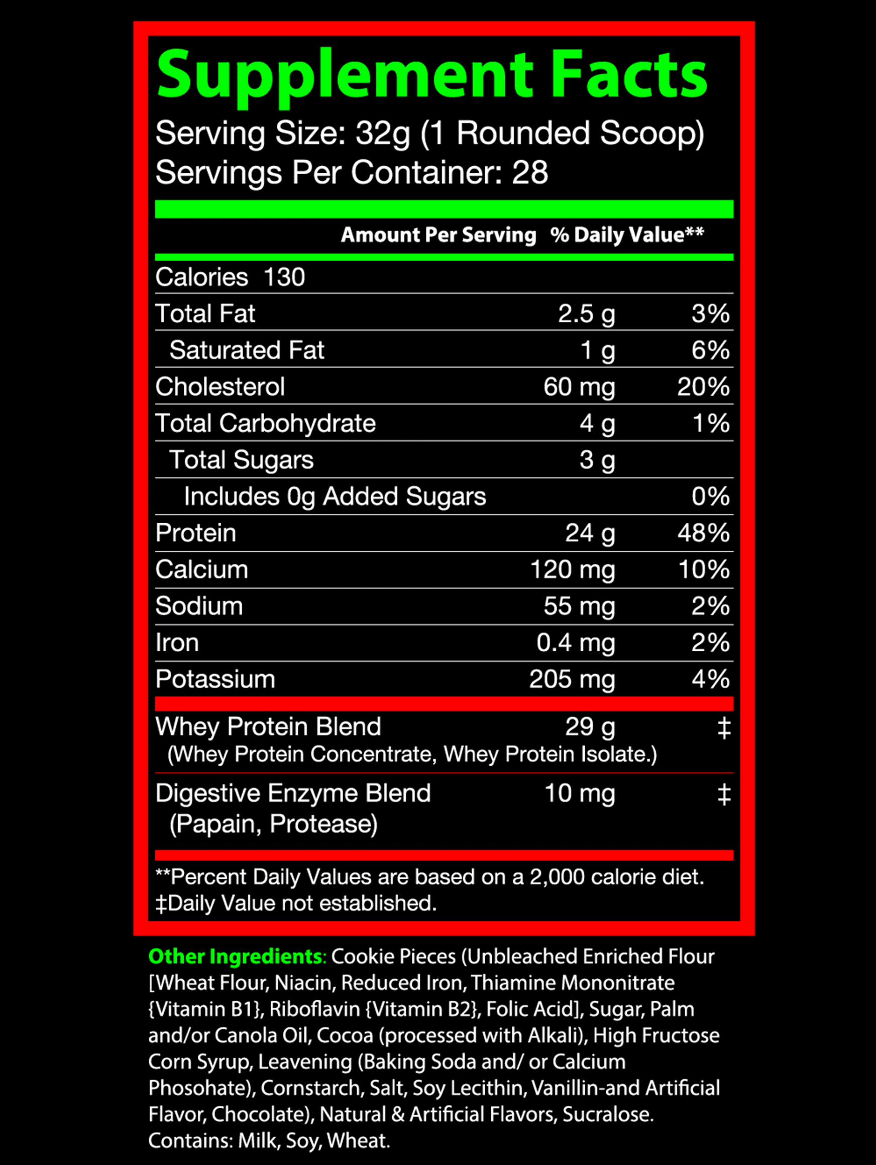Whey Protein - Premium Blend (Cookies & Cream Milkshake)-3