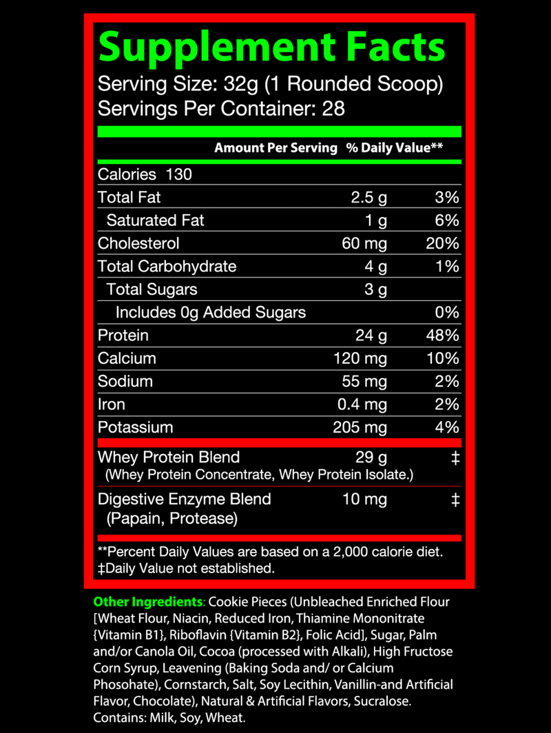 Whey Protein - Premium Blend (Cookies & Cream Milkshake)-3