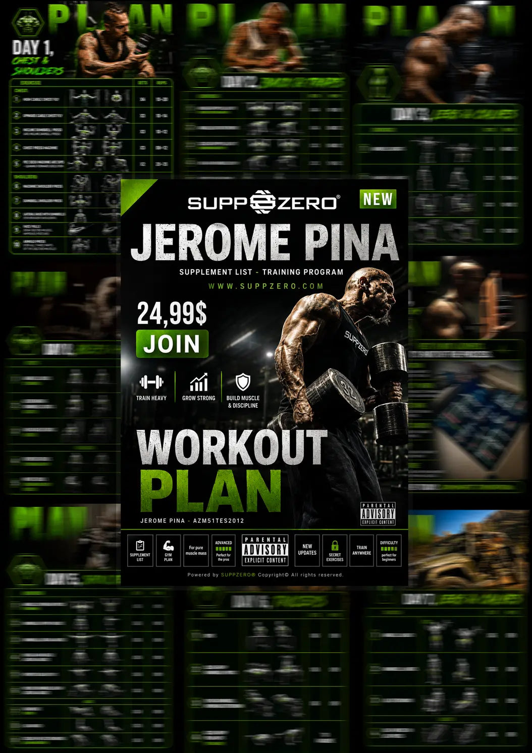 Jerome Pina Workout Plan