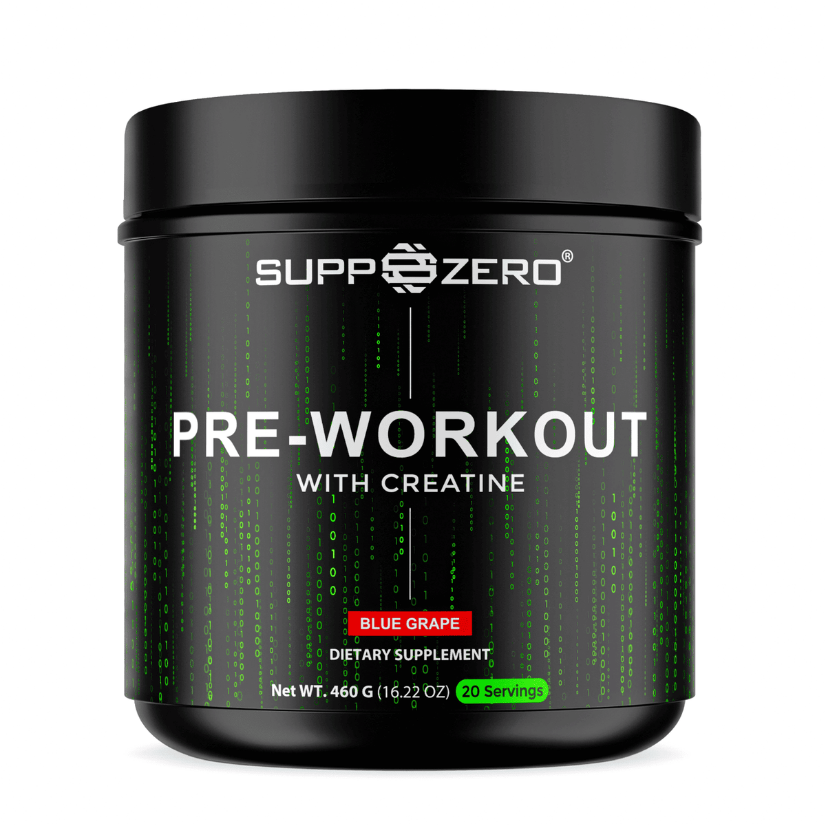 SUPPZERO® Pre-Workout with Creatine