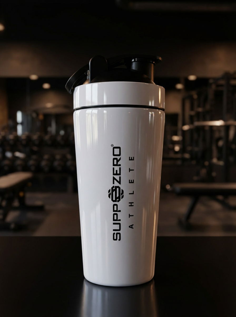 SUPPZERO Fitness-Shaker Stainless Steel EU