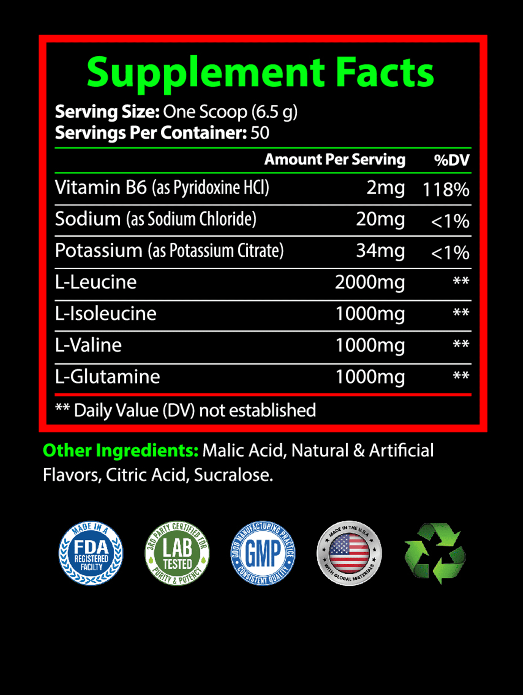 BCAA Amino Acids (Lemon Lime)-3