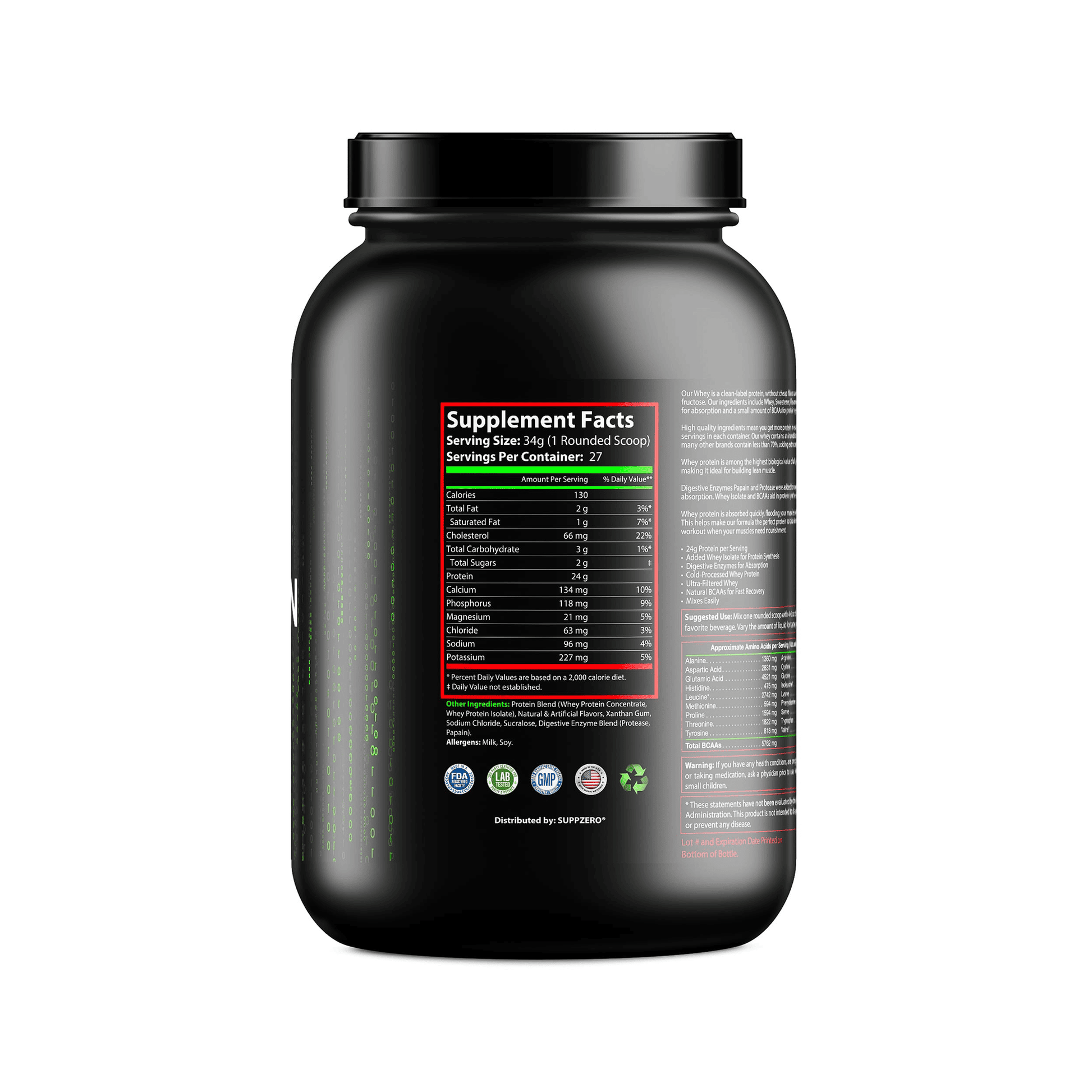 Whey Protein - Premium Blend (Birthday Cake)-2