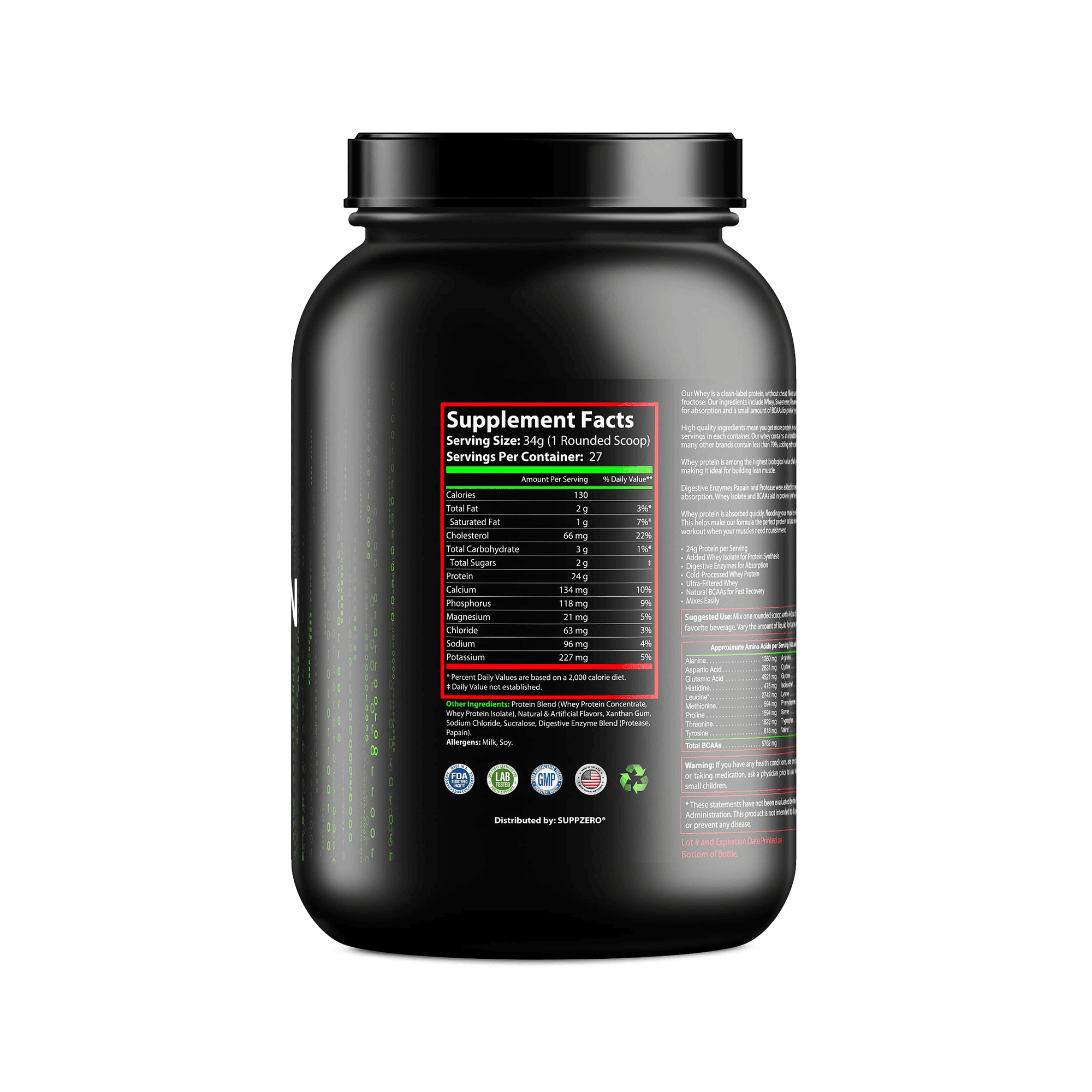 Whey Protein - Premium Blend (Birthday Cake)-2