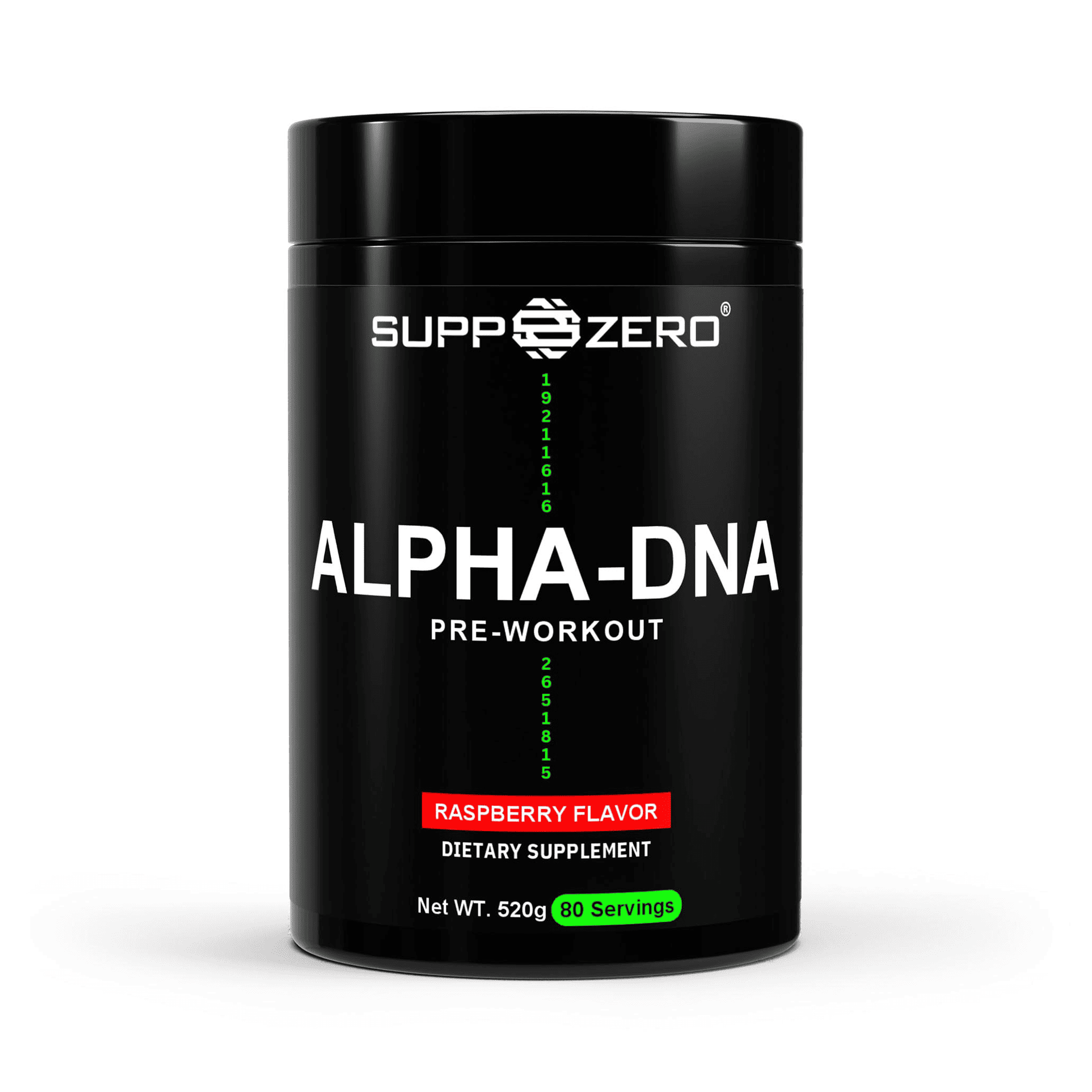 ALPHA DNA - Pre-Workout Raspberry EU-1