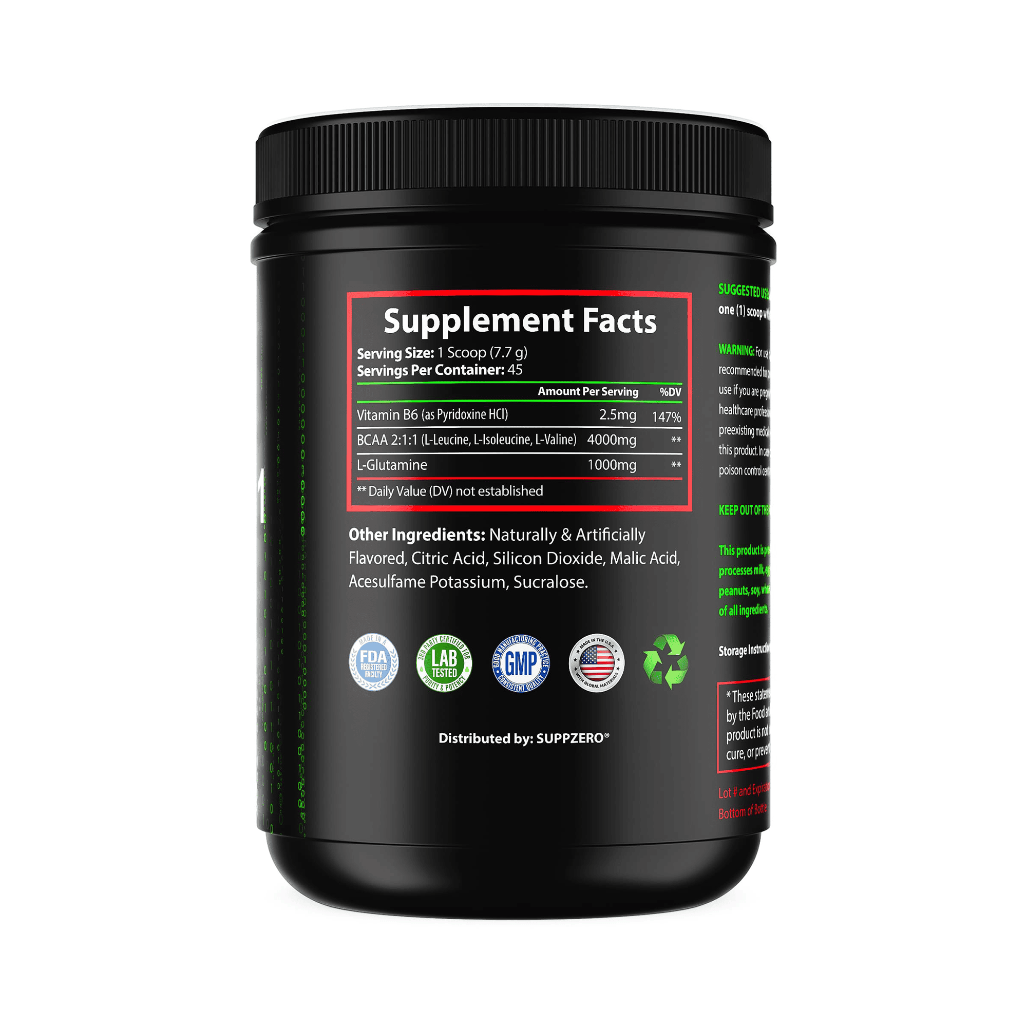 BCAA 2:1:1 Shock Powder (Fruit Punch)