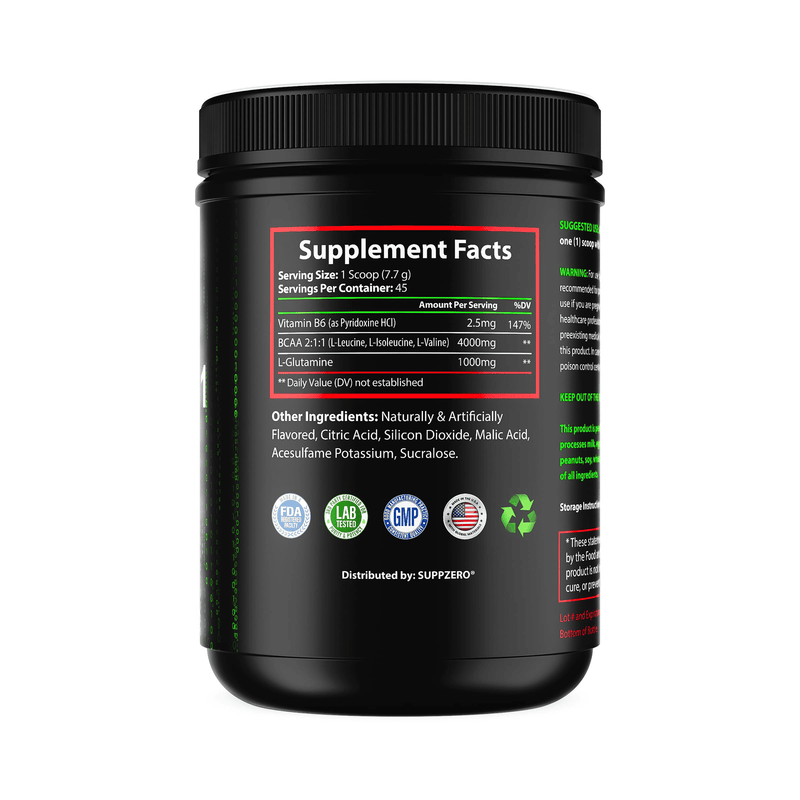 BCAA 2:1:1 Shock Powder (Fruit Punch)-2