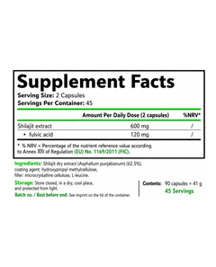 Shilajit Support 90 Capsules EU-3