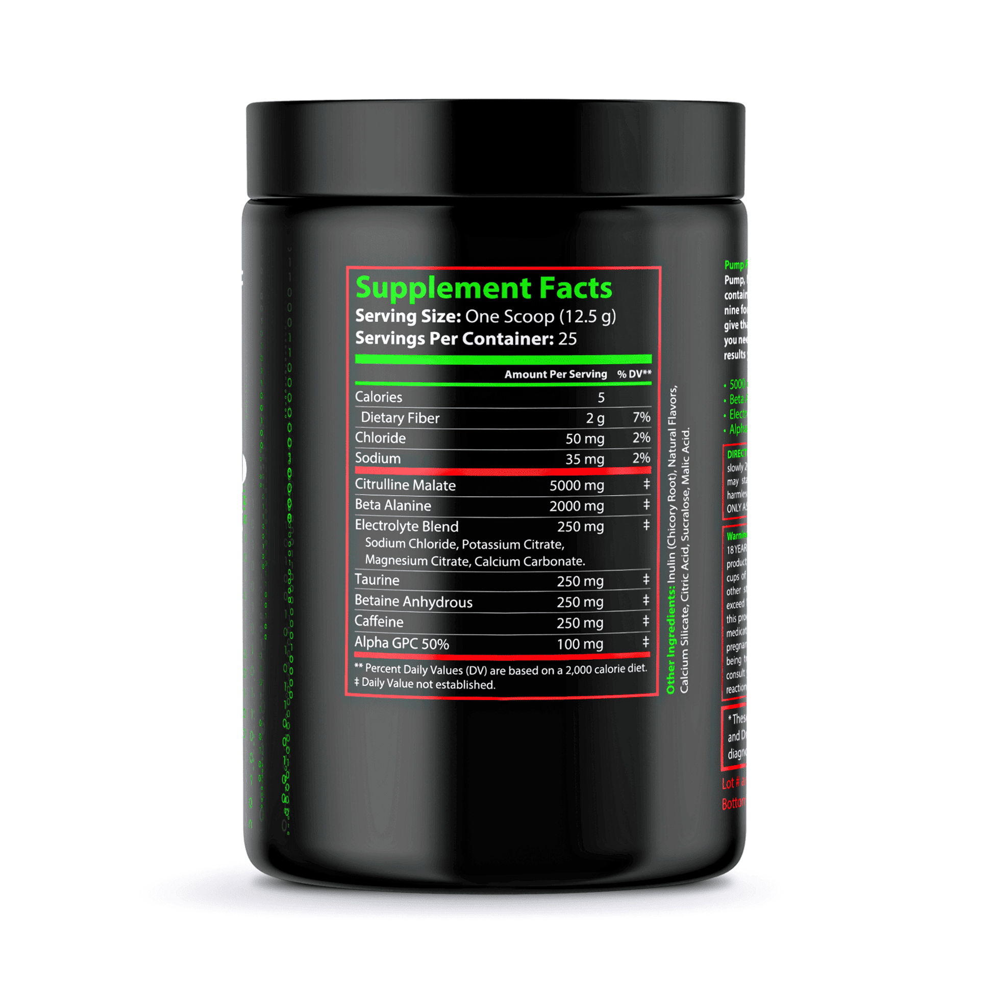 PUMP Pre-Workout SSJ3 (Citrus Blast)-2