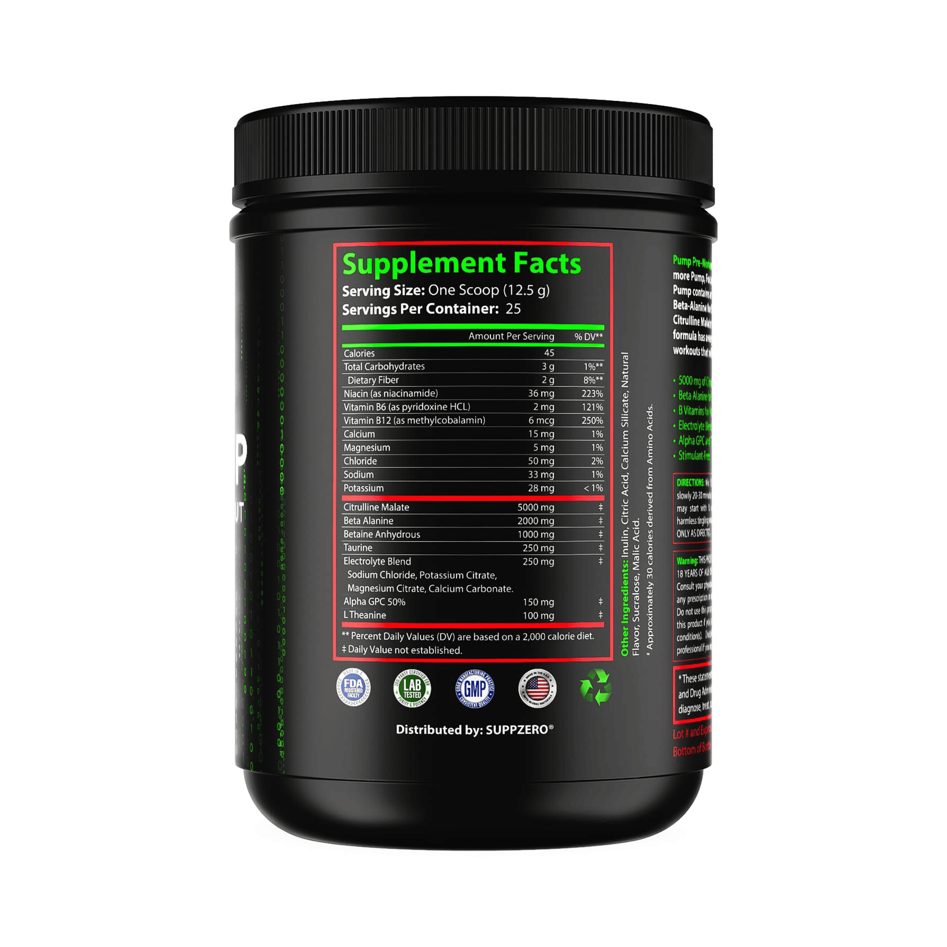 PUMP Pre-Workout SSJ4 (Pineapple)-2