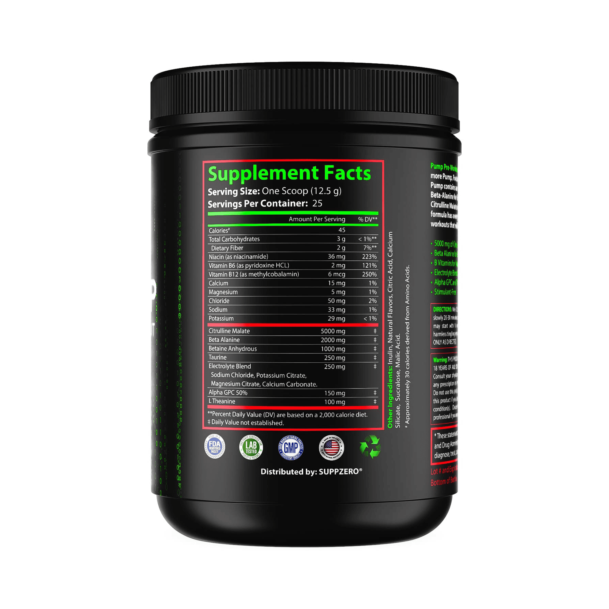 PUMP Pre-Workout SSJ4 (Cherry Blast)