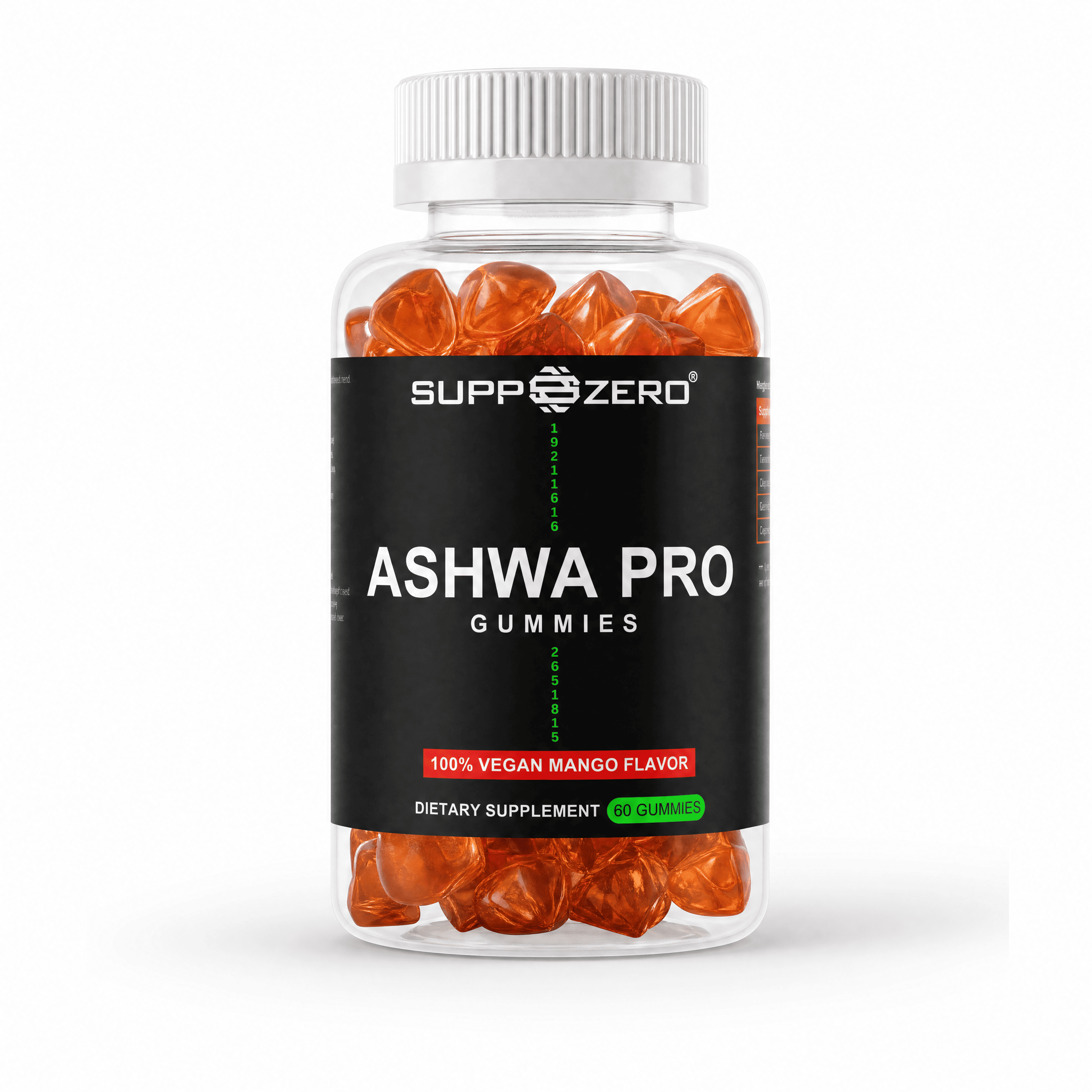 Ashwagandha + Vitamin B6 Vegan Gummies EU-2
