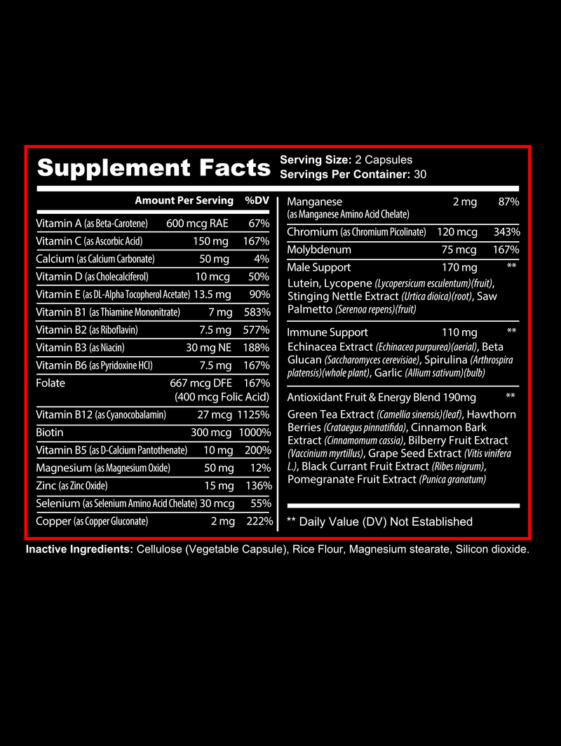 ALL IN ONE - Men's Multivitamin-3