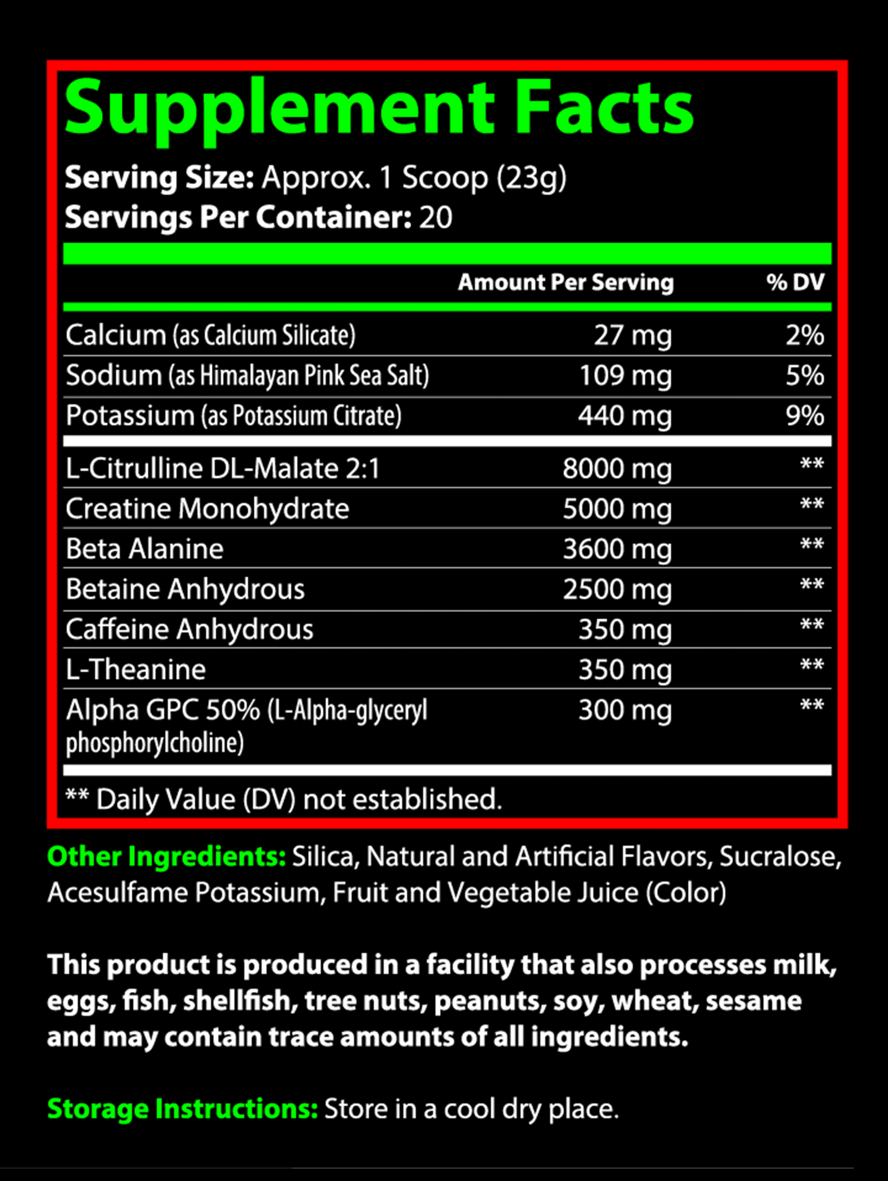 SUPPZERO® Pre-Workout with Creatine-3