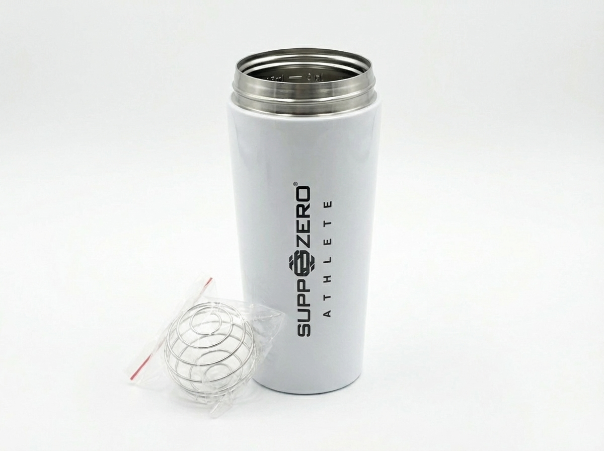 SUPPZERO Fitness-Shaker Stainless Steel EU-3