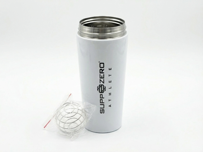 SUPPZERO Fitness-Shaker Stainless Steel EU-3