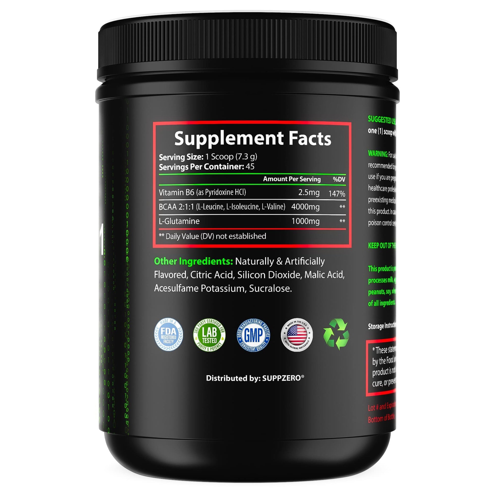 BCAA 2:1:1 Shock Powder (Watermelon)-2