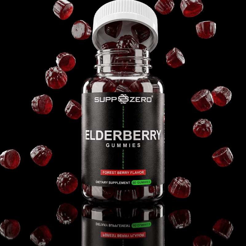 Elderberry + Vitamin C + Zinc Gummies EU-2